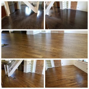 Sanding and staining old hardwood floors